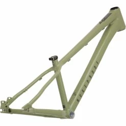 Nukeproof Solum Alloy Frame - Green / Black -VTT Soldes Magasin Nukeproof DSolum 260 Alloy Mountain Bike Frame 2022 Artichoke Green 03