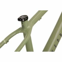 Nukeproof Solum Alloy Frame - Green / Black -VTT Soldes Magasin Nukeproof DSolum 260 Alloy Mountain Bike Frame 2022 Artichoke Green 12