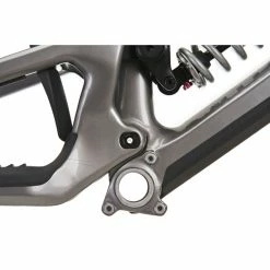Nukeproof Giga 297 Carbon Mountain Bike Frame (Push Shock) 59 Nukeproof Giga 297 Carbon Mountain Bike Frame (Push Shock) -VTT Soldes Magasin Nukeproof Giga 297 Carbon Mountain Bike Frame Push Shock 2022 Silver 17