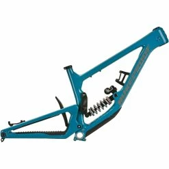 Nukeproof Giga 297 Carbon Mountain Bike Frame (Push Shock) 65 Nukeproof Giga 297 Carbon Mountain Bike Frame (Push Shock) -VTT Soldes Magasin Nukeproof Giga 297 Carbon Mountain Bike Frame Push Shock 2022 Teal 01