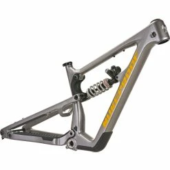 Nukeproof Mega 297 Carbon Mountain Bike Frame (Push Shock) -VTT Soldes Magasin Nukeproof Mega 297 Carbon Mountain Bike Frame Push Shock 2022 Silver 02